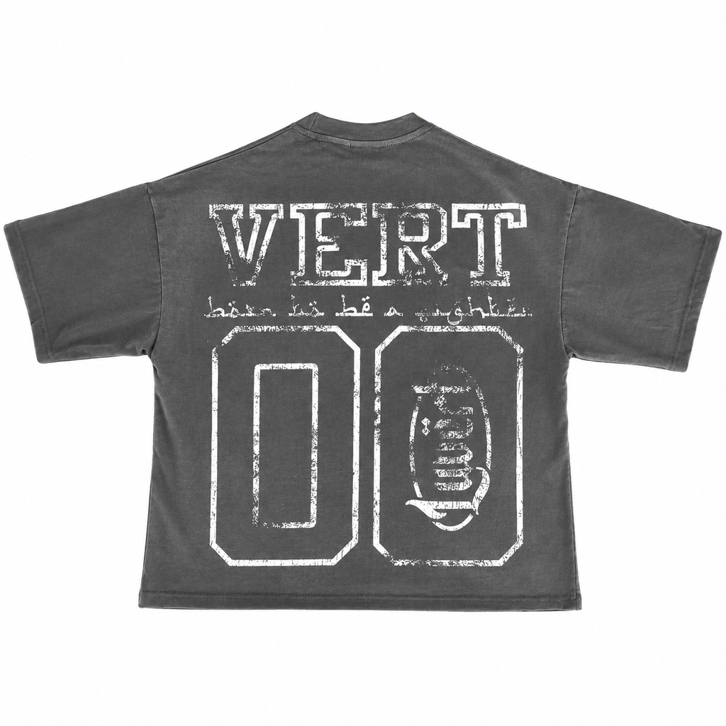 “Ash” Vert Tears Box Tee