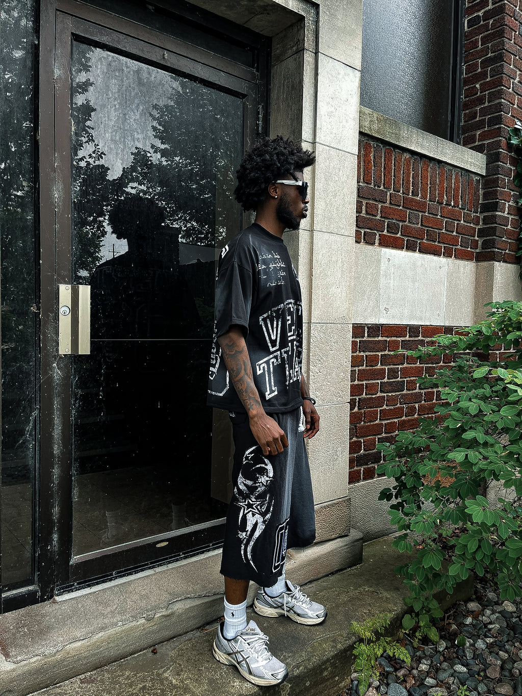 “Obsidian” Vert Tears Box Tee