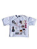 WHTE “RAGE” DISTRESSED TEE