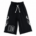 “Obsidian” Vert Tears Long Shorts