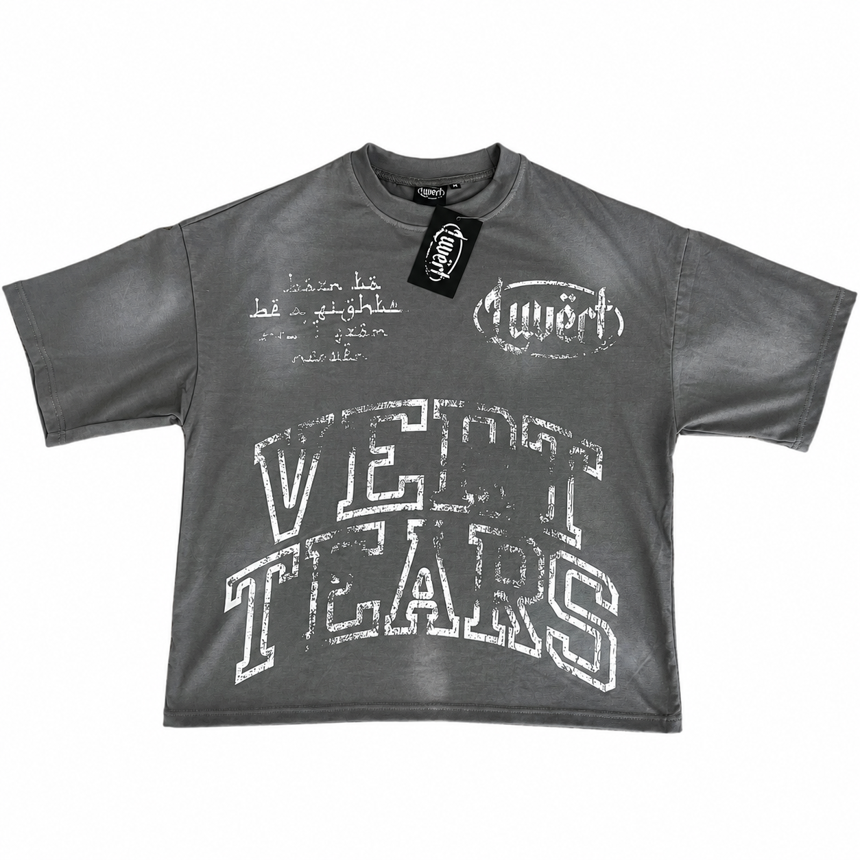 “Ash” Vert Tears Box Tee