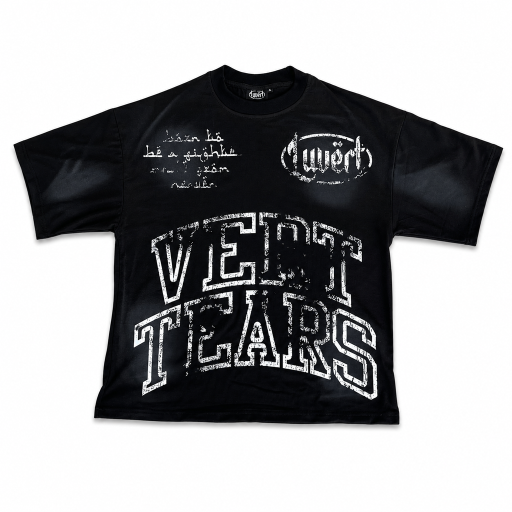 “Obsidian” Vert Tears Box Tee