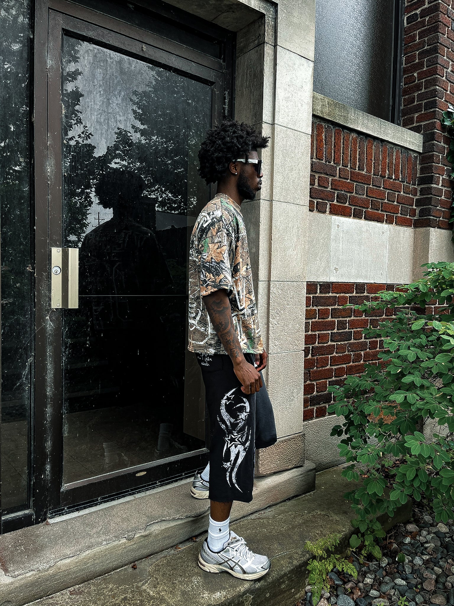 “Camo” Vert Tears Box Tee