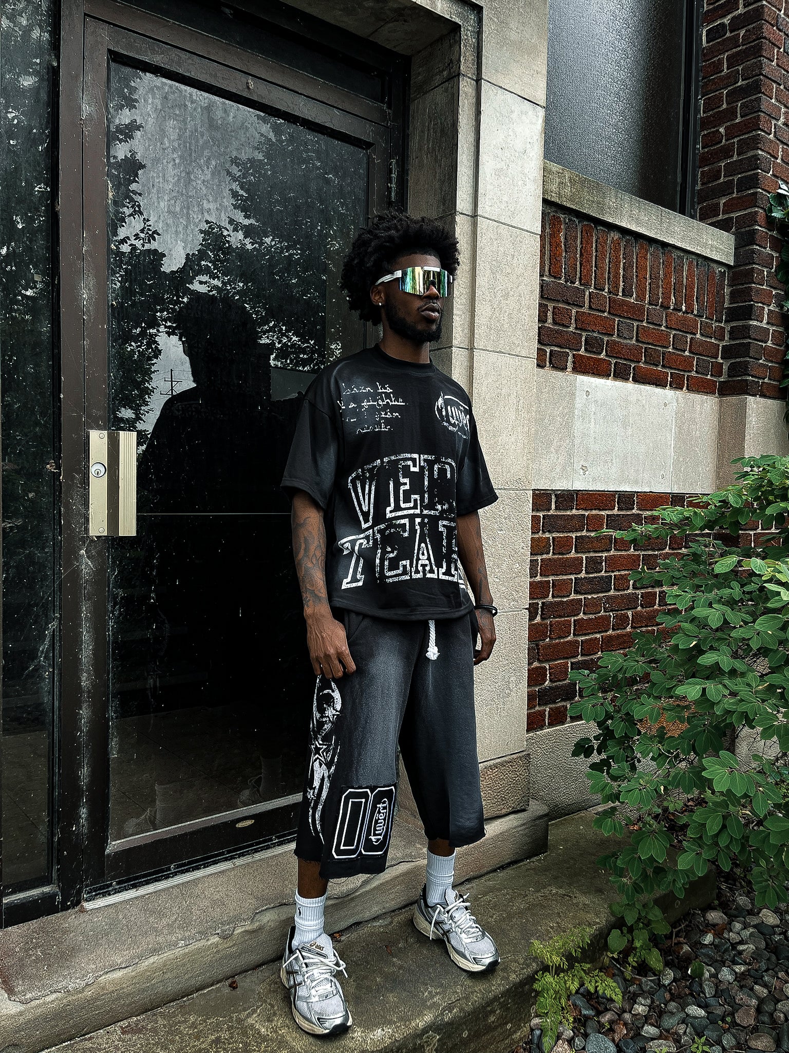 “Obsidian” Vert Tears Box Tee