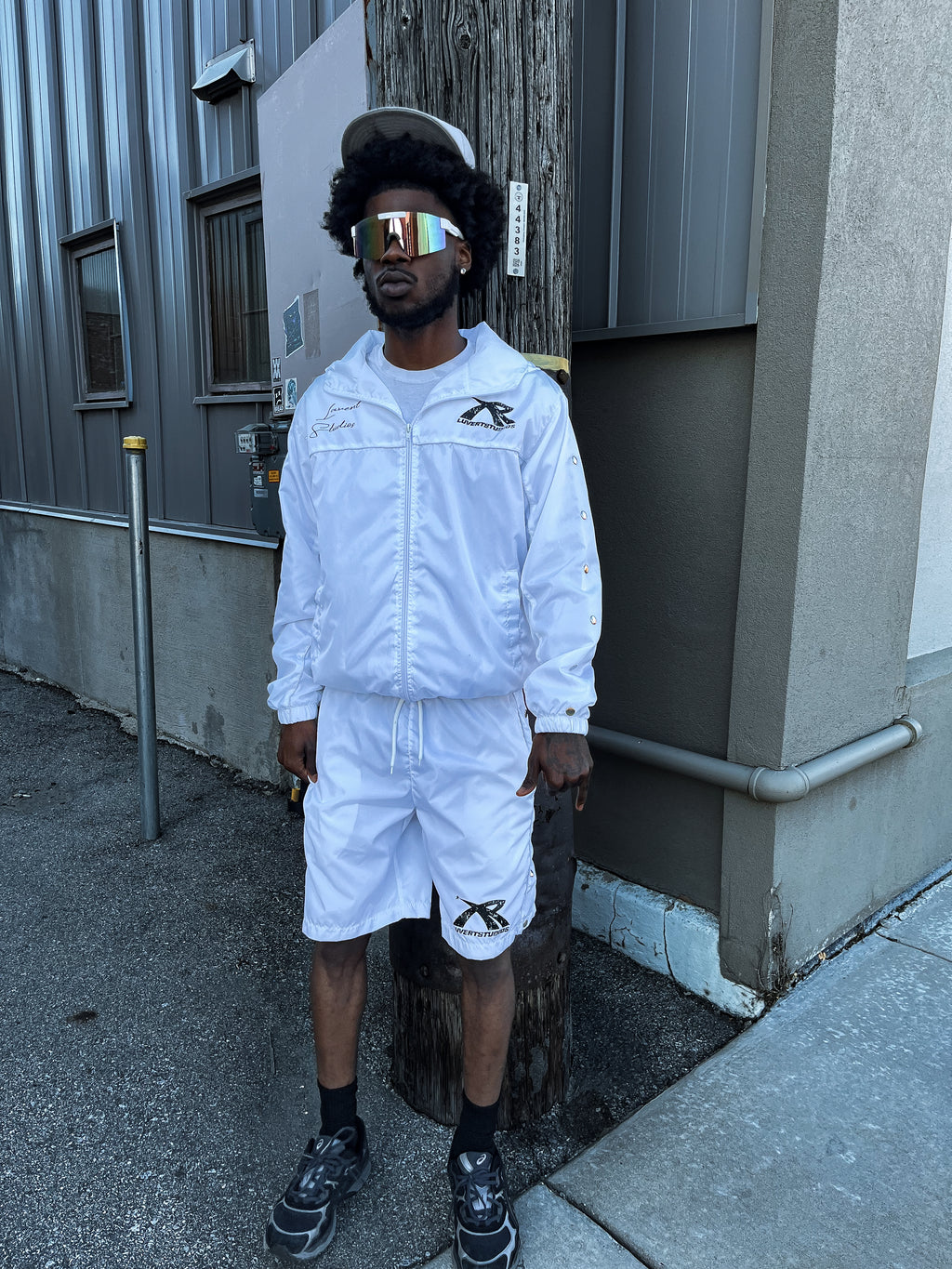 WHITE “Alternate” Windbreaker Set