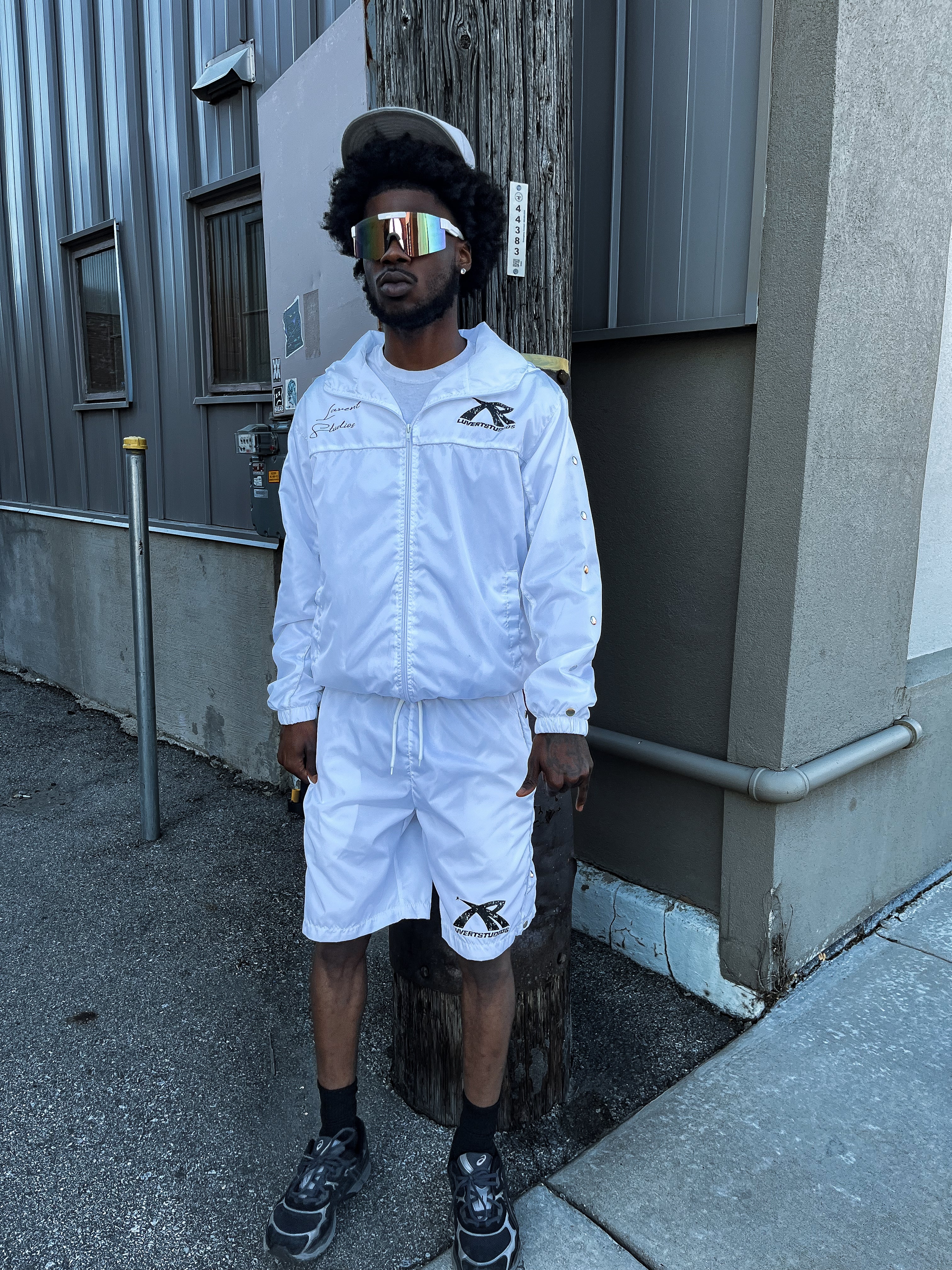 WHITE “Alternate” Windbreaker Set