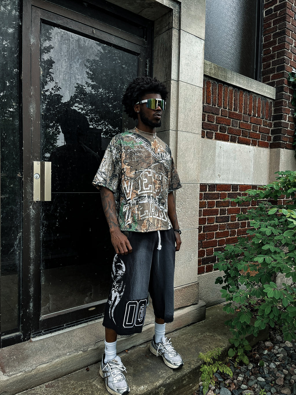 “Camo” Vert Tears Box Tee