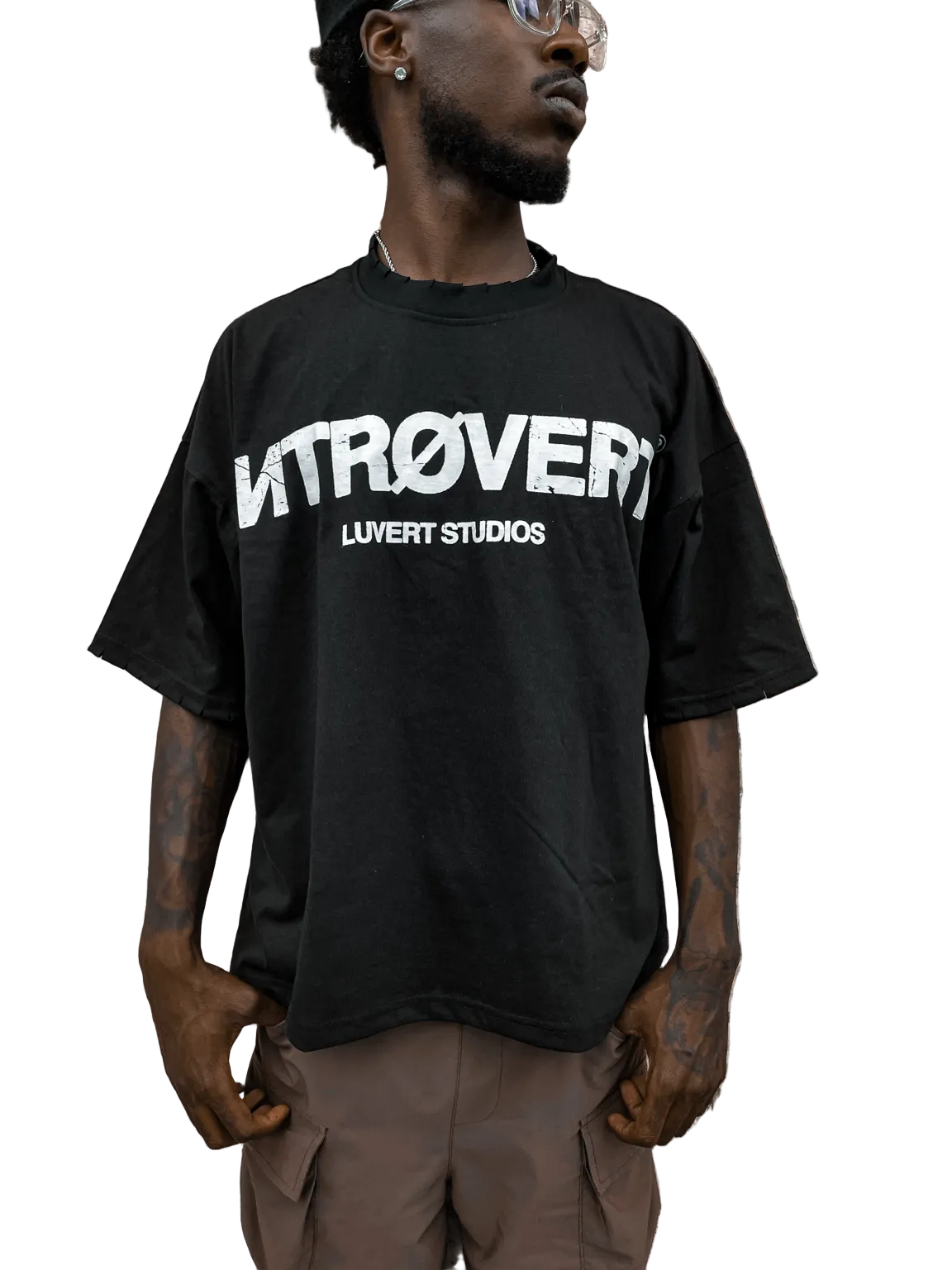 Obsidian “Introvert” Box Tee