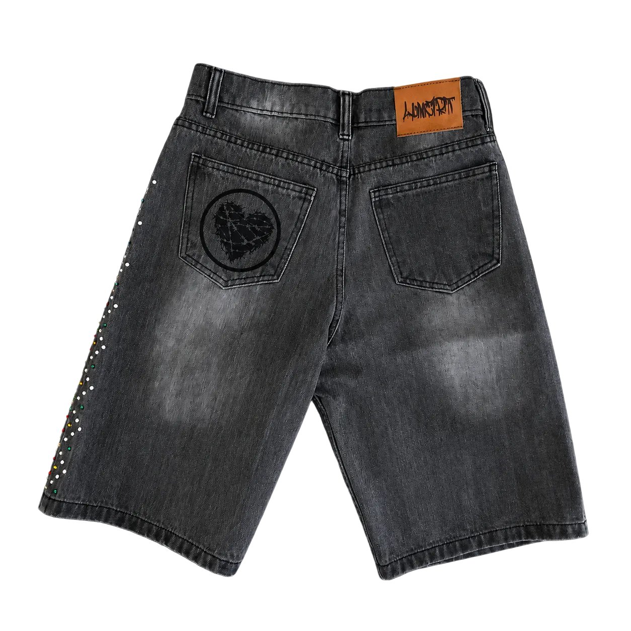 “BONES” Denim Shorts